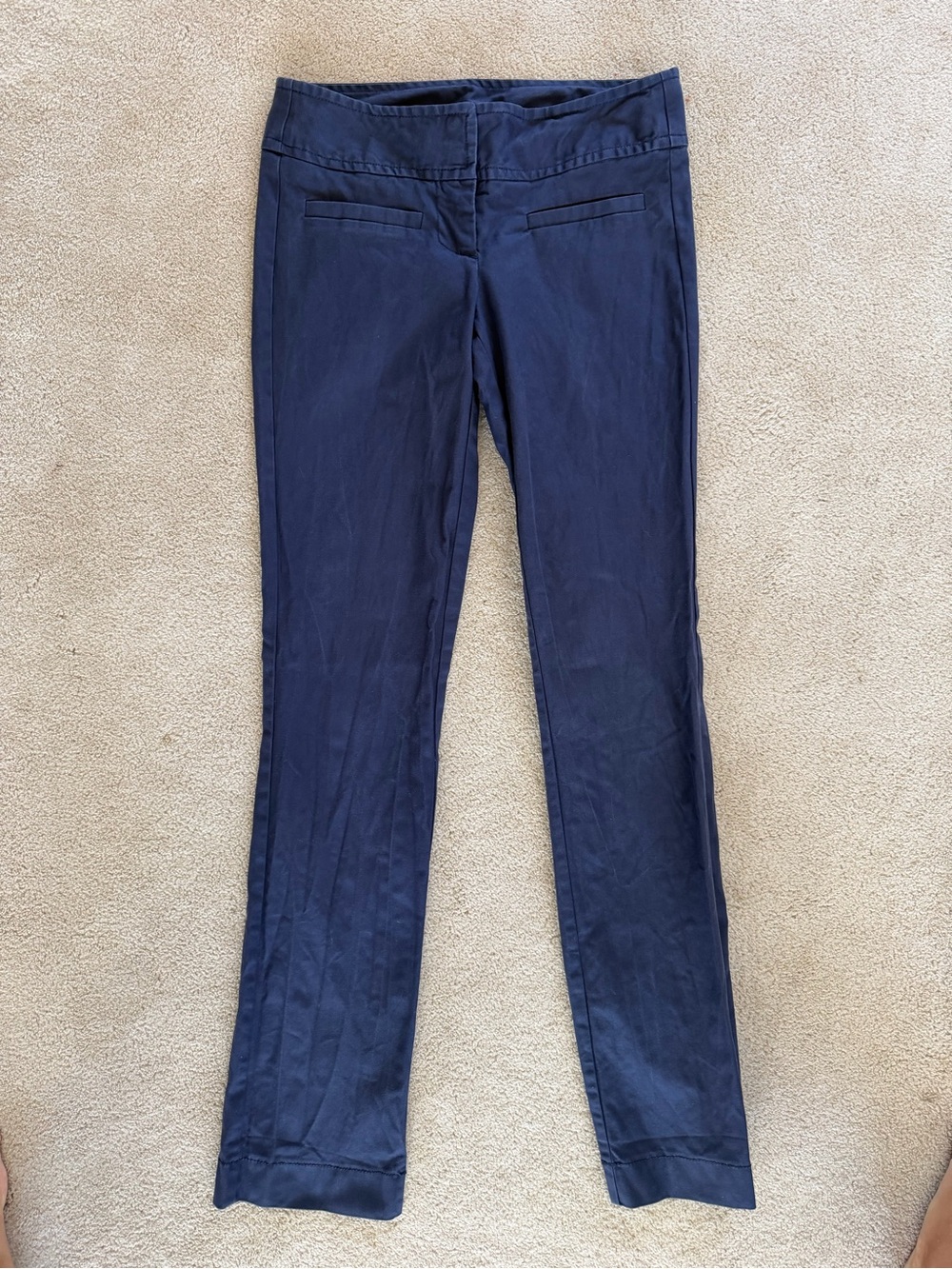 Armani Collezioni Navy Slim Dress Pants